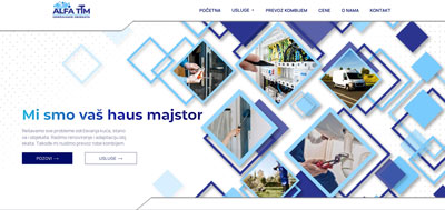 Portfolio sajt arhitekte – minimalistički dizajn i galerija radova
