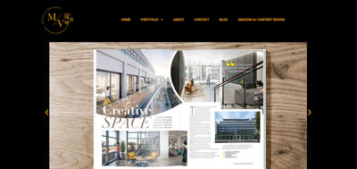 Portfolio sajt arhitekte – minimalistički dizajn i galerija radova