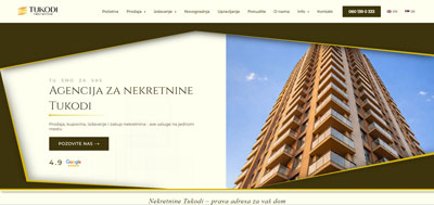 Portfolio sajt arhitekte – minimalistički dizajn i galerija radova