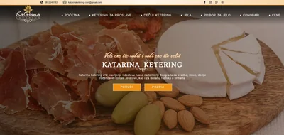 Website development for Katarina Ketering – custom design, logo and local SEO